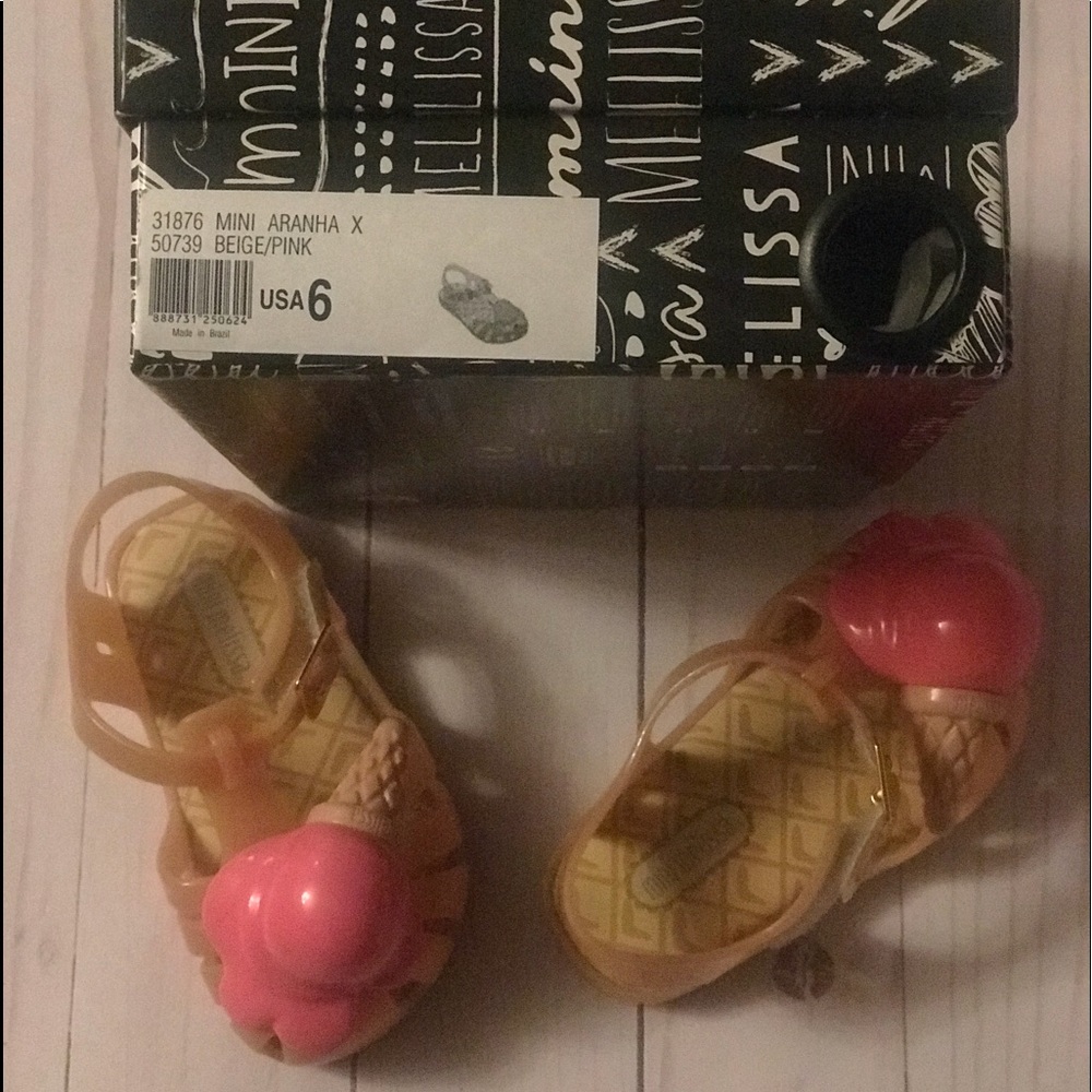 Mini Melissa ice cream shoes